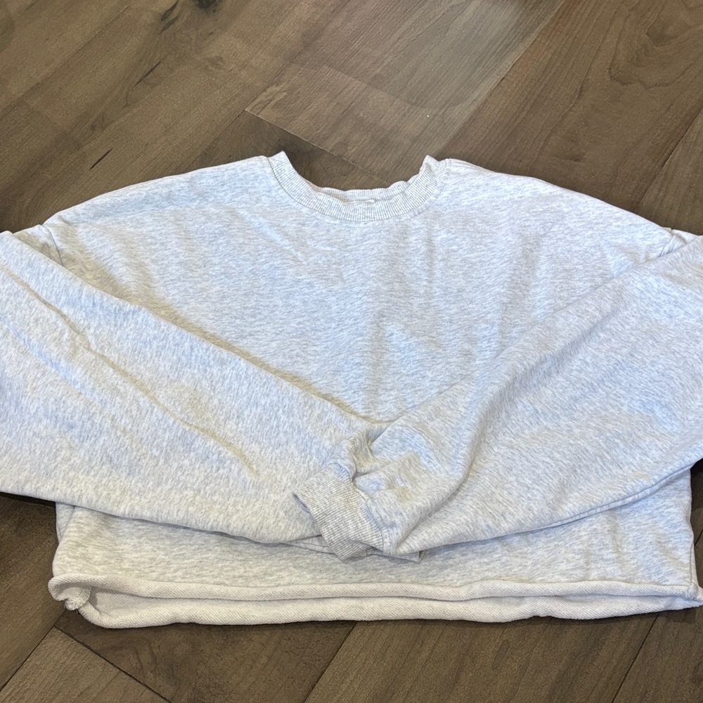 Garage Light Gray Knit Top